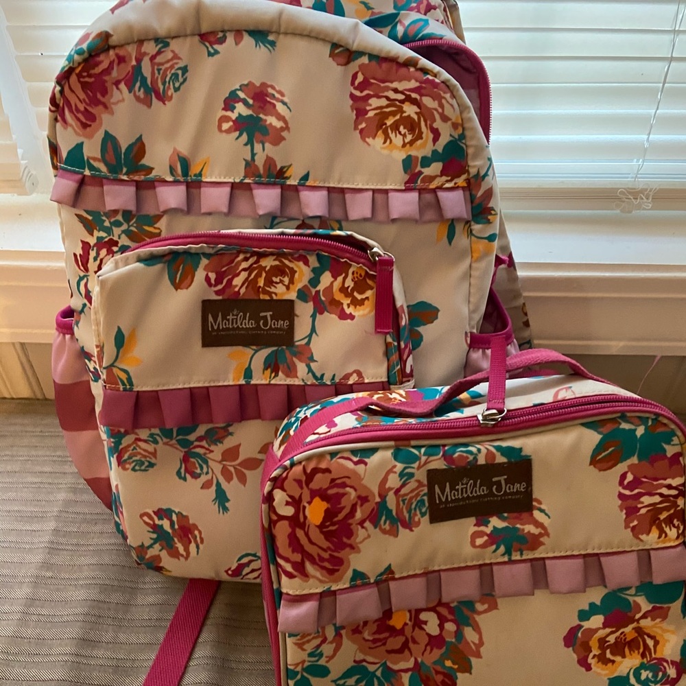 Matilda Jane Backpack Lunchbox set